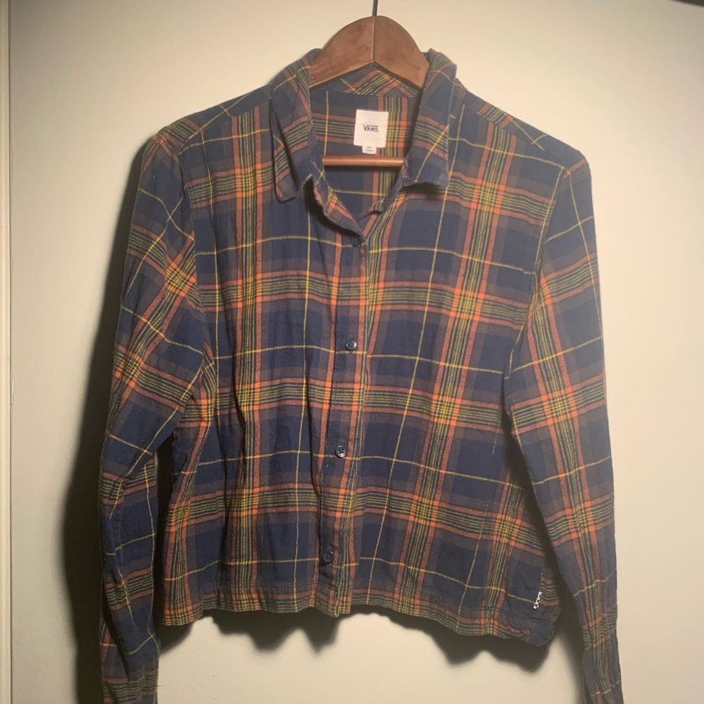 Vans cropped flannel